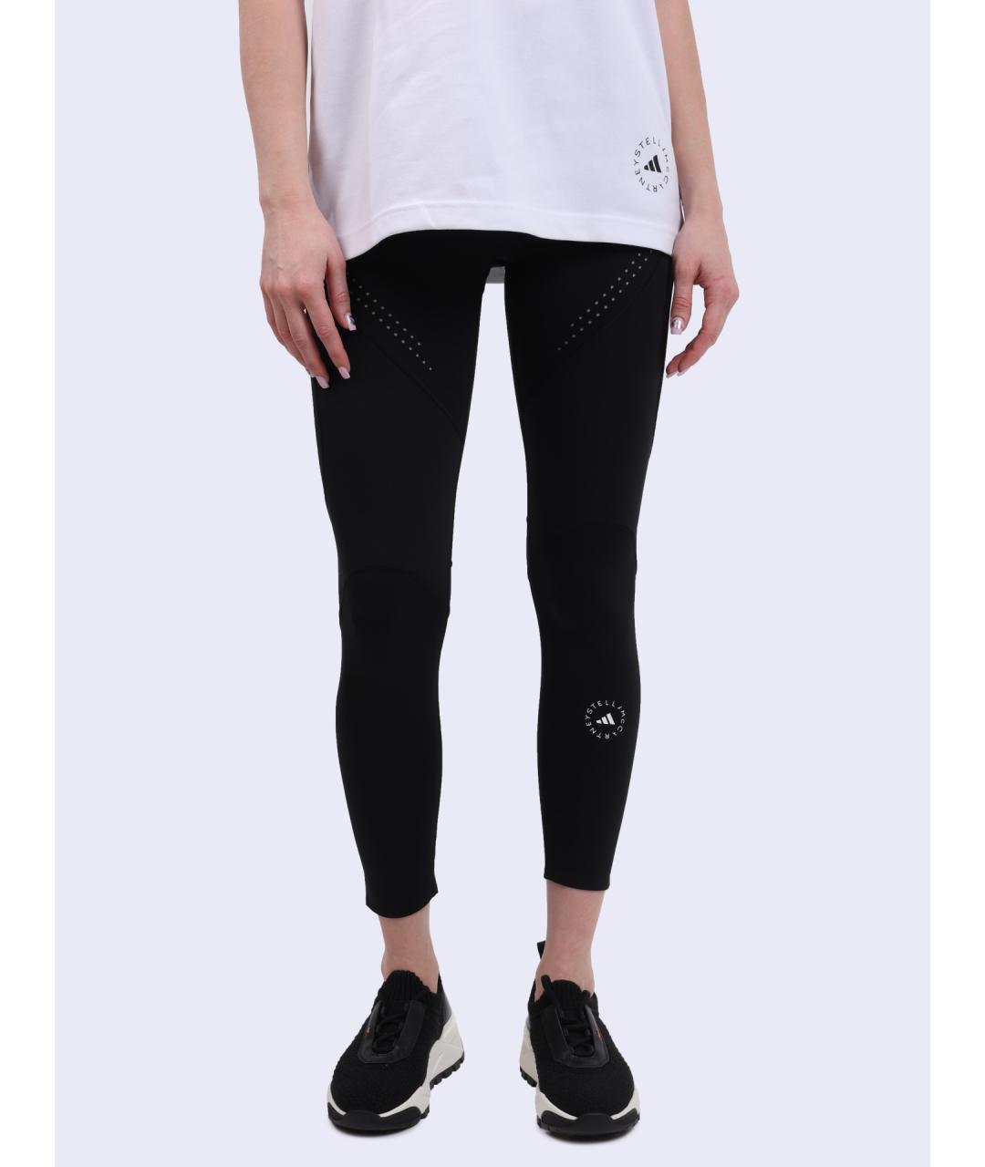 ADIDAS BY STELLA MCCARTNEY Черные леггинсы и велосипедки, фото 5