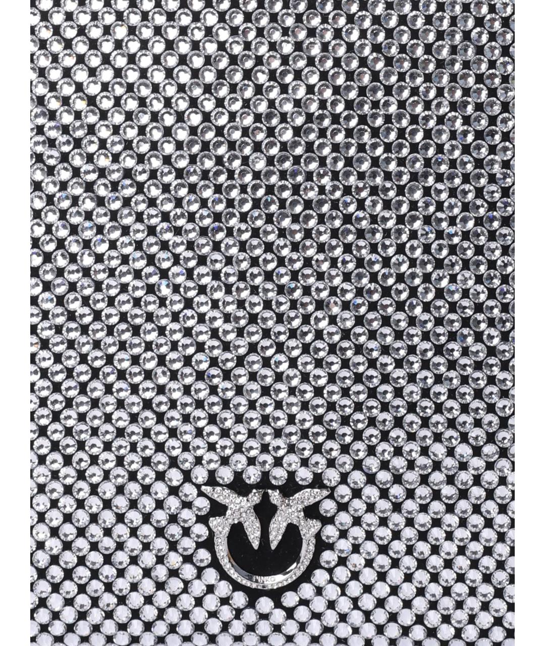 PINKO Серебряная сумка тоут, фото 3