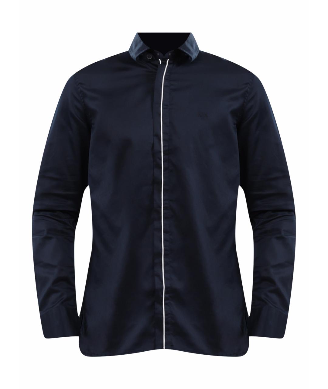 ARMANI EXCHANGE Темно-синяя кэжуал рубашка, фото 1