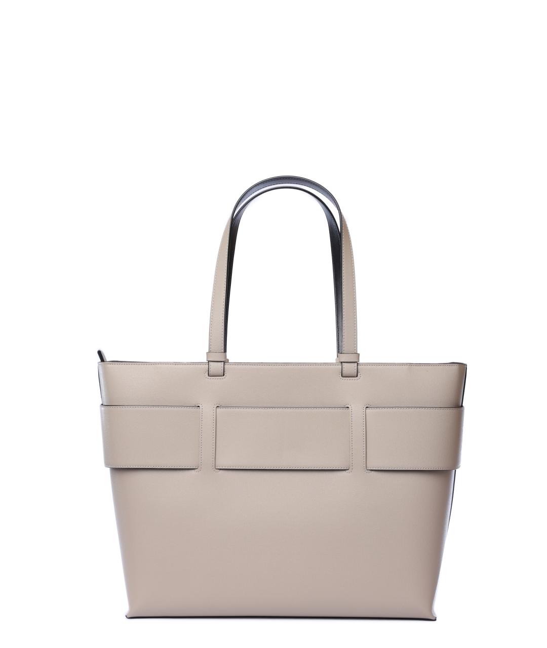 ARMANI EXCHANGE Бежевая сумка тоут из искусственной кожи, фото 3