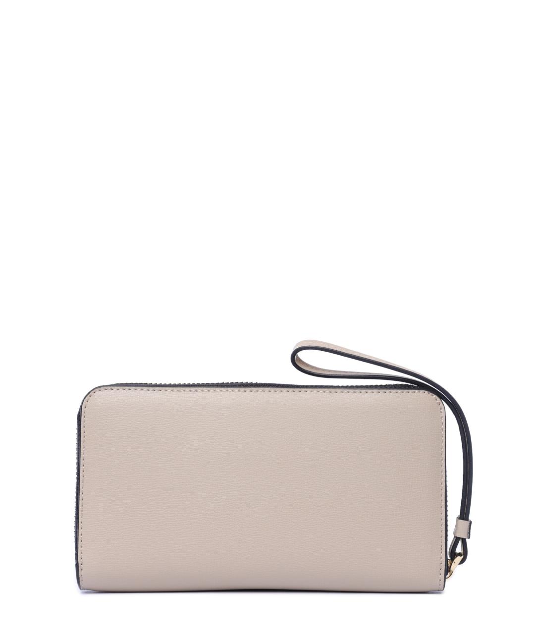 ARMANI EXCHANGE Бежевый кошелек из искусственной кожи, фото 3