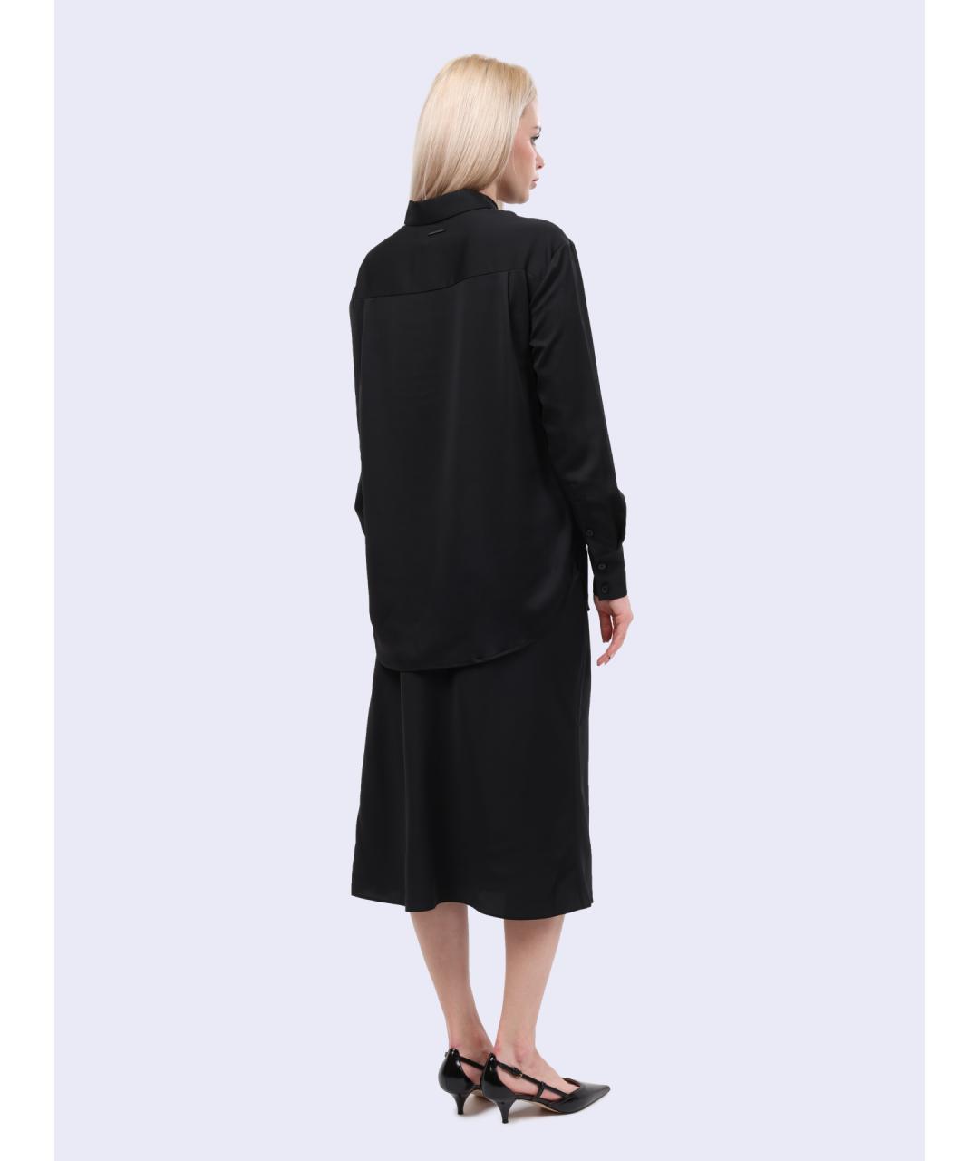 CALVIN KLEIN Черная хлопковая рубашка, фото 5