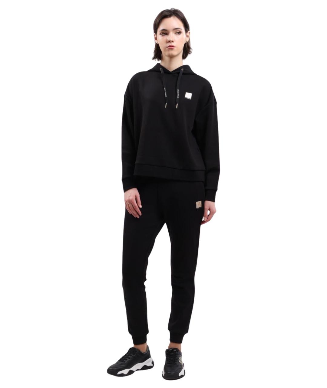 ARMANI EXCHANGE Черные прямые брюки, фото 1