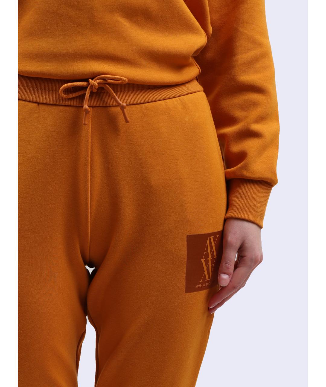 ARMANI EXCHANGE Оранжевое прямые брюки, фото 4