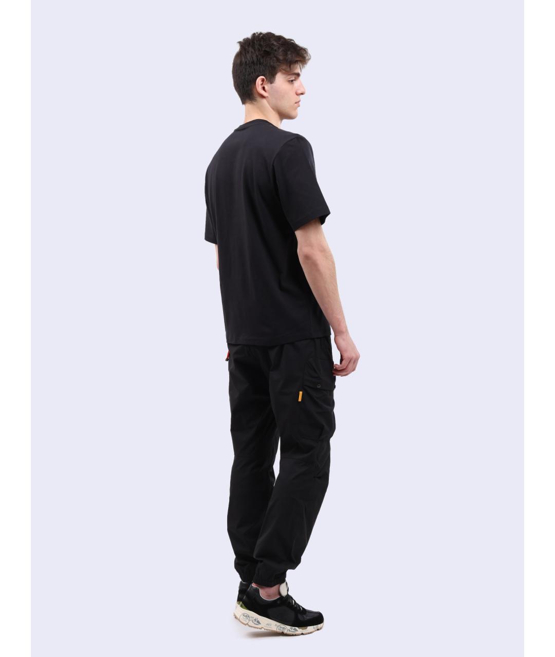 PARAJUMPERS Черная хлопковая футболка, фото 4