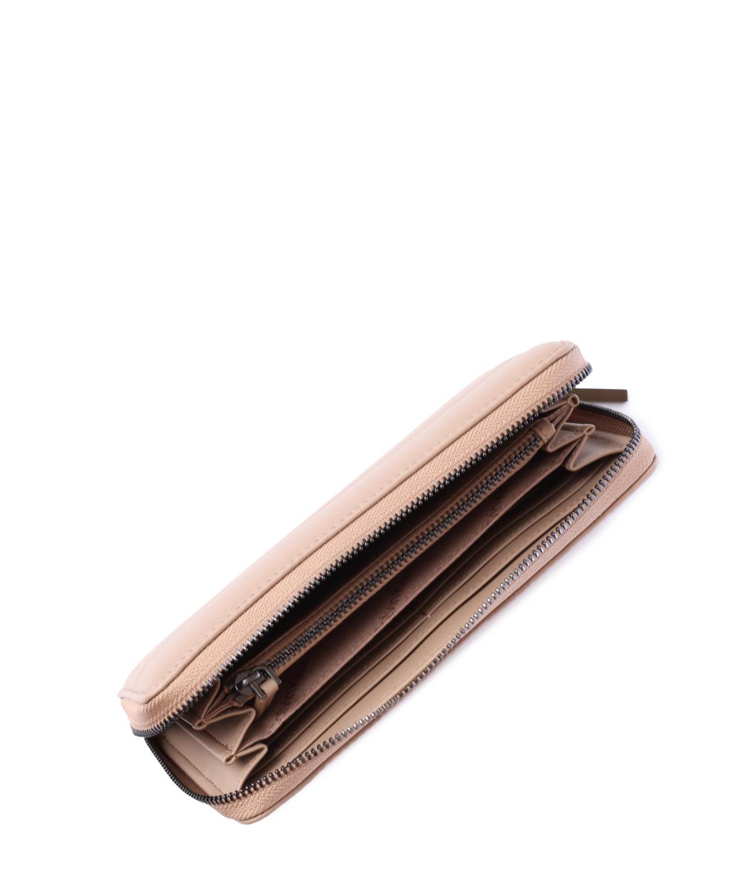 CALVIN KLEIN Бежевый кошелек из искусственной кожи, фото 4