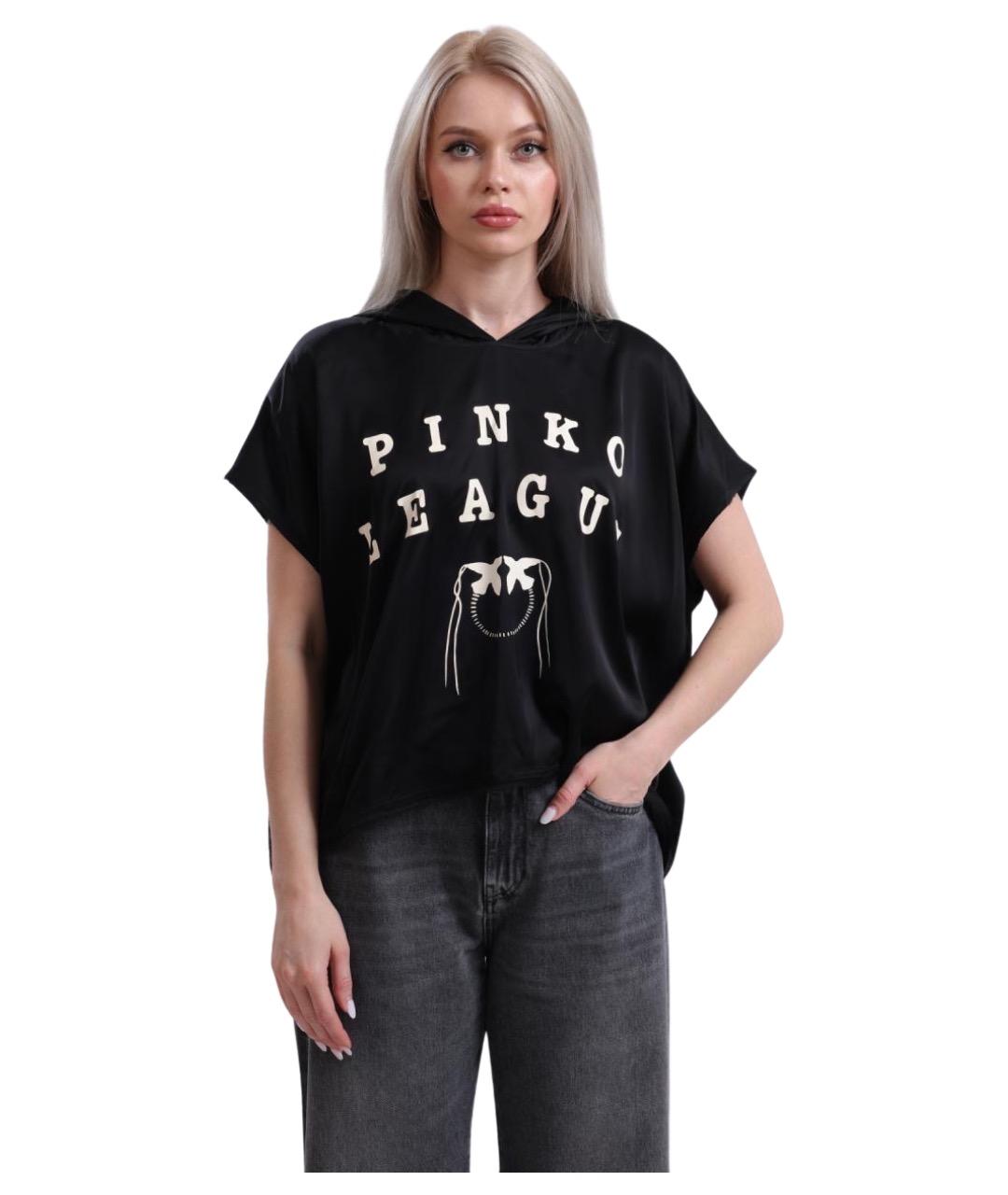 PINKO Черная футболка, фото 1