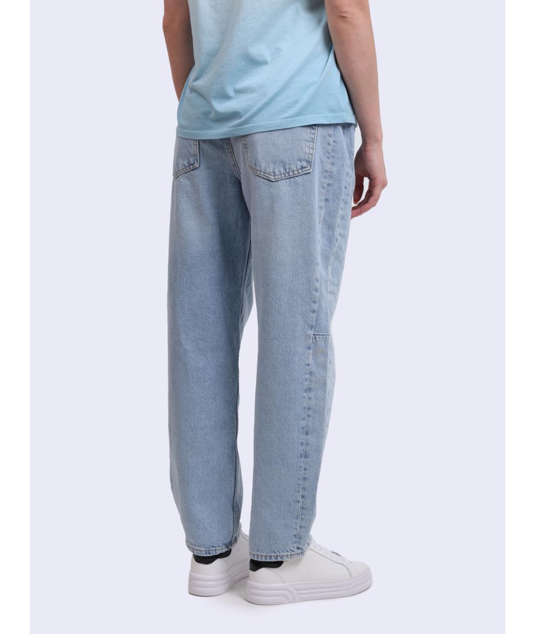 LIU JO Синие прямые джинсы, фото 5