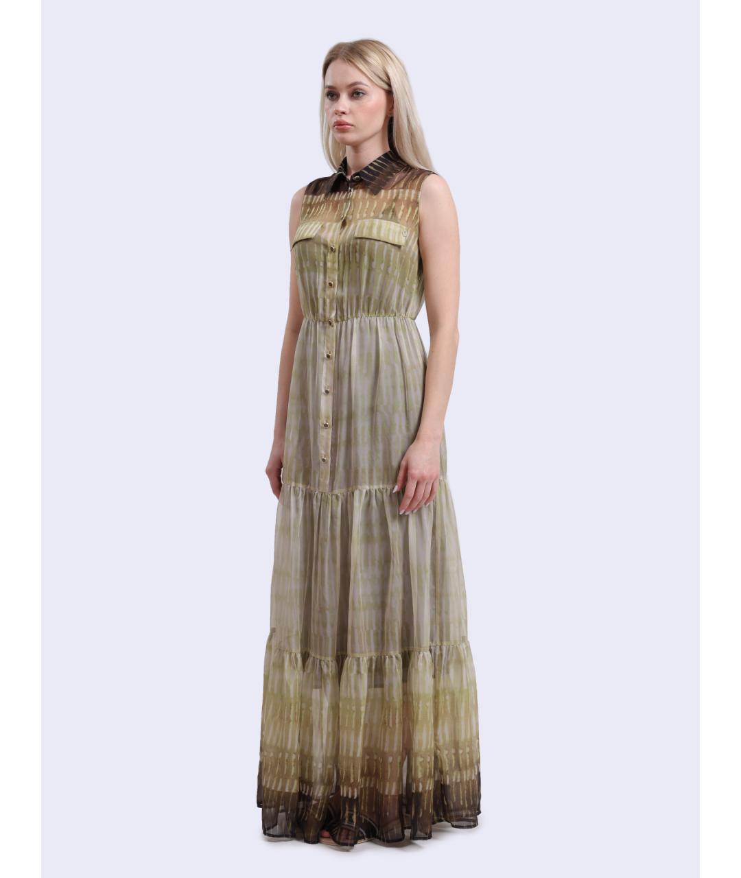 LIU JO Мульти полиэстеровое повседневное платье, фото 3