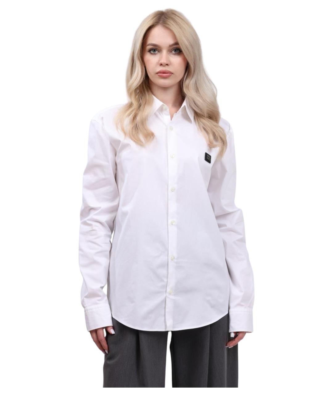 HUGO Белая хлопковая рубашка, фото 1