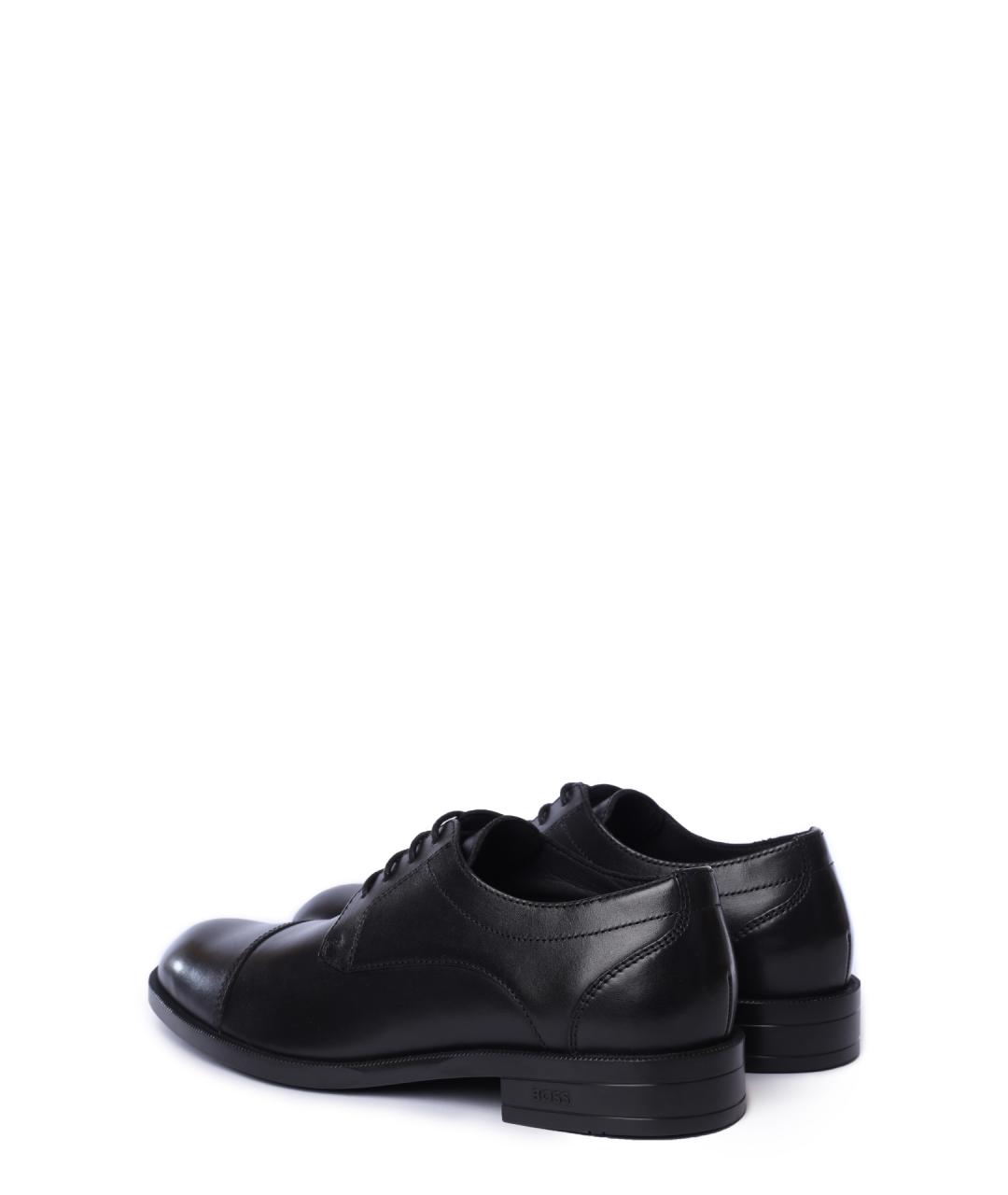 HUGO BOSS Черные кожаные туфли, фото 4