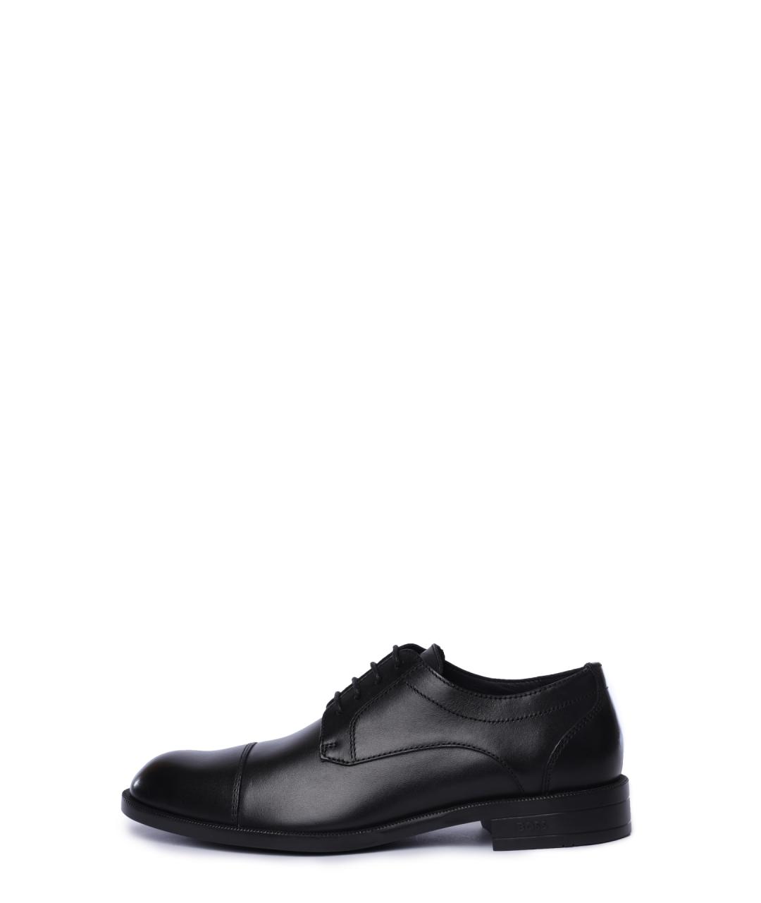 HUGO BOSS Черные кожаные туфли, фото 6