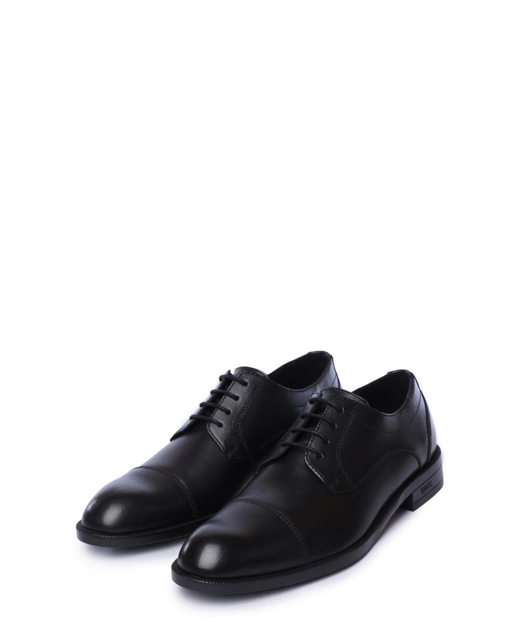 HUGO BOSS Черные кожаные туфли, фото 2