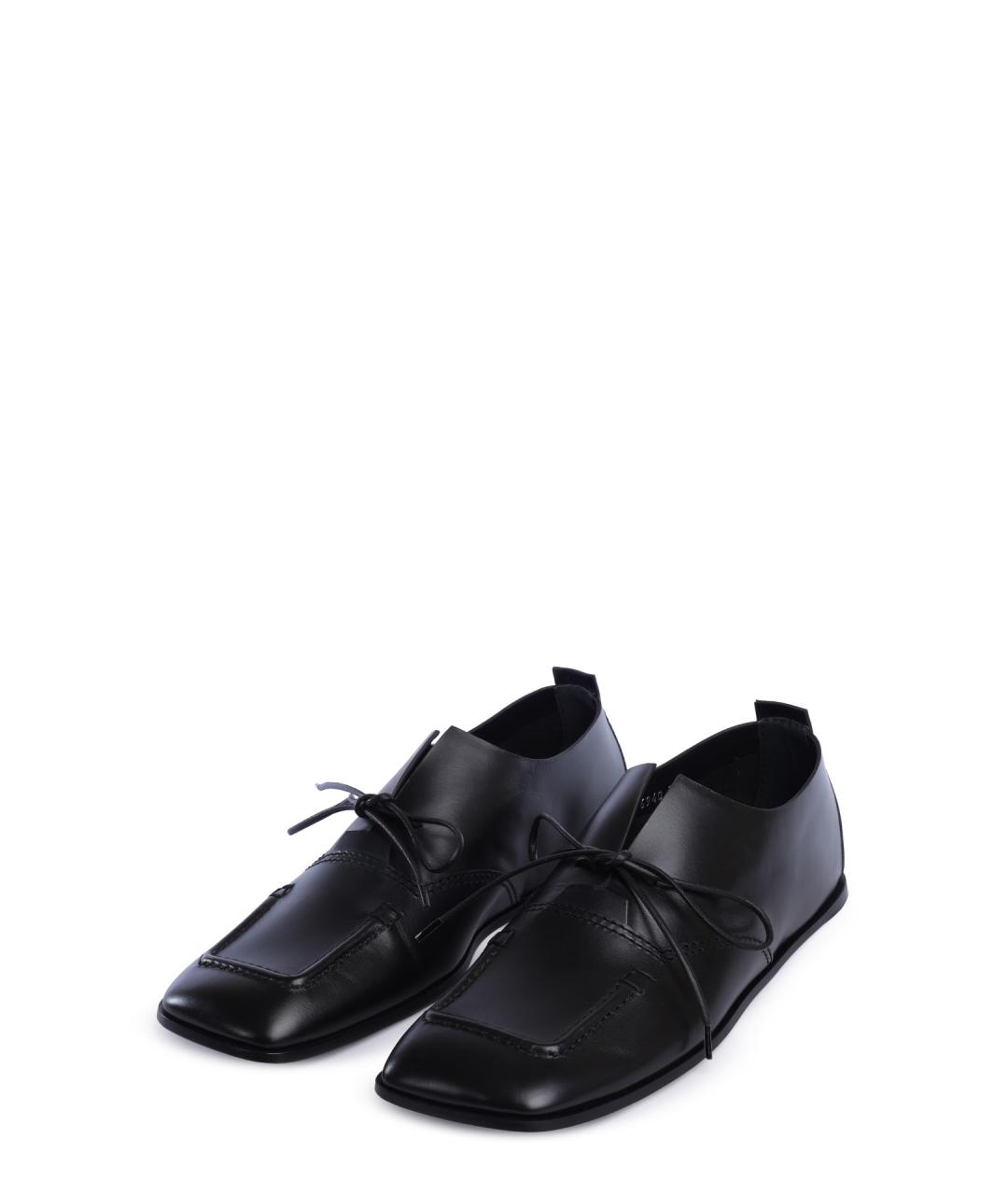 PREMIATA Черные кожаные брогги и оксфорды, фото 2