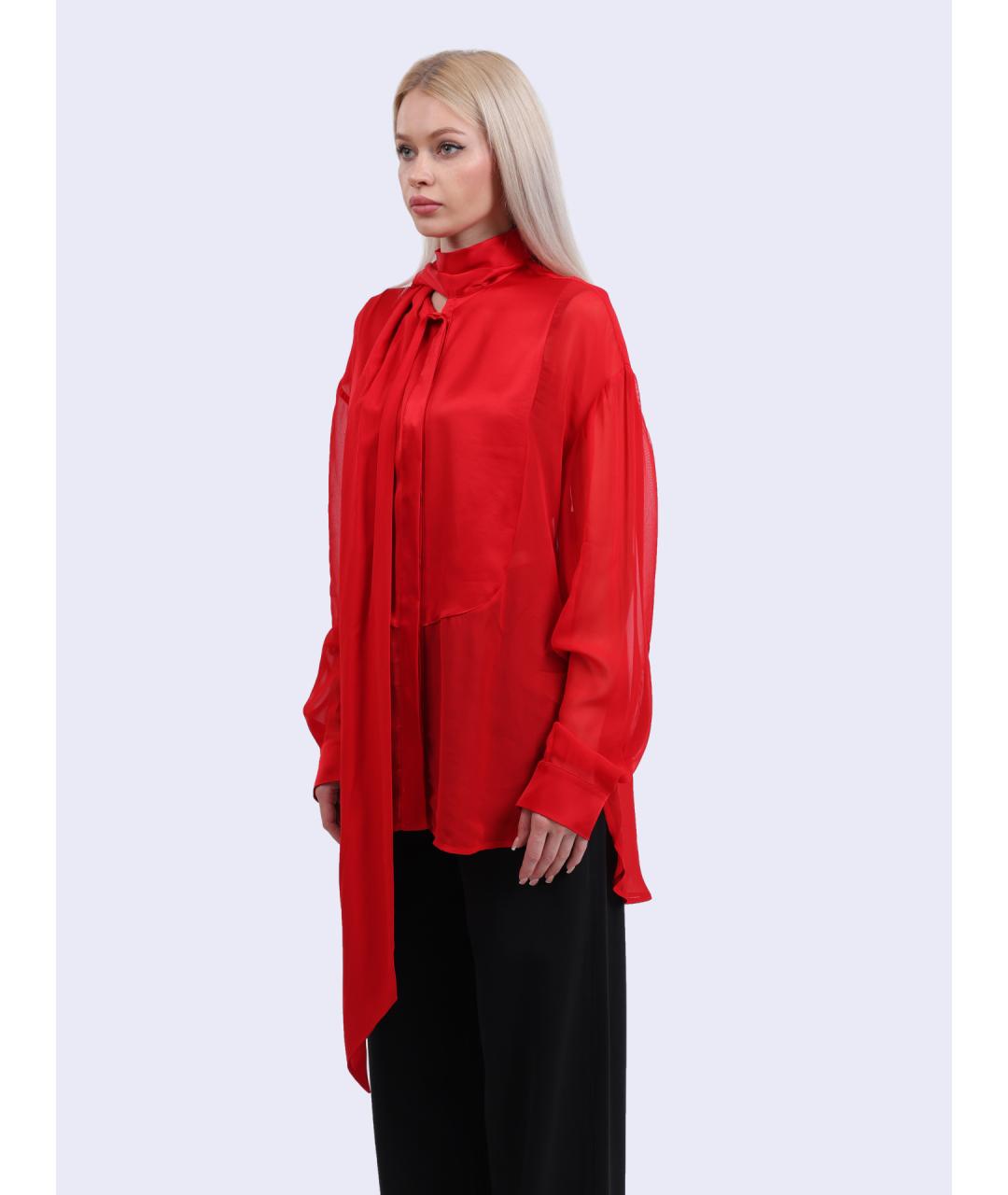 PINKO Красная вискозная рубашка, фото 3