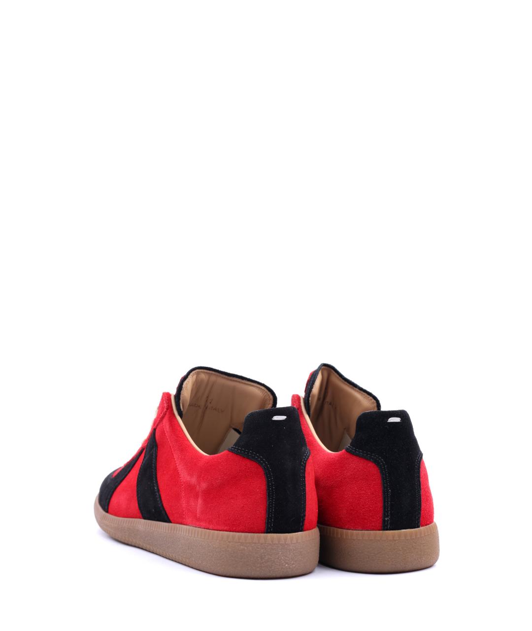 MAISON MARGIELA Мульти замшевые низкие кроссовки / кеды, фото 3