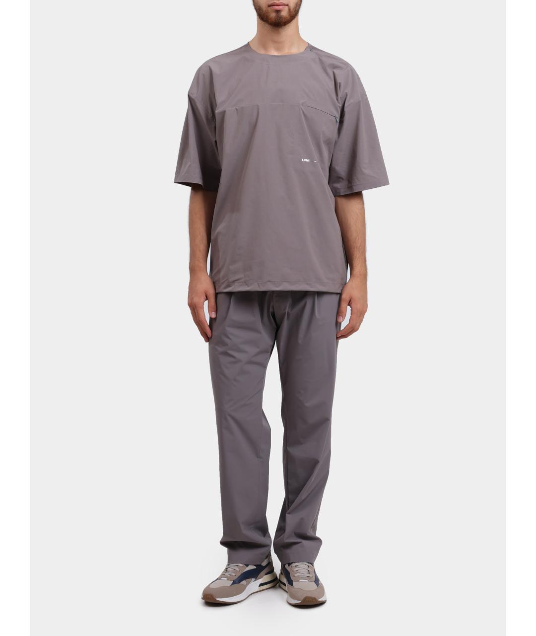 HERNO Серая футболка, фото 2