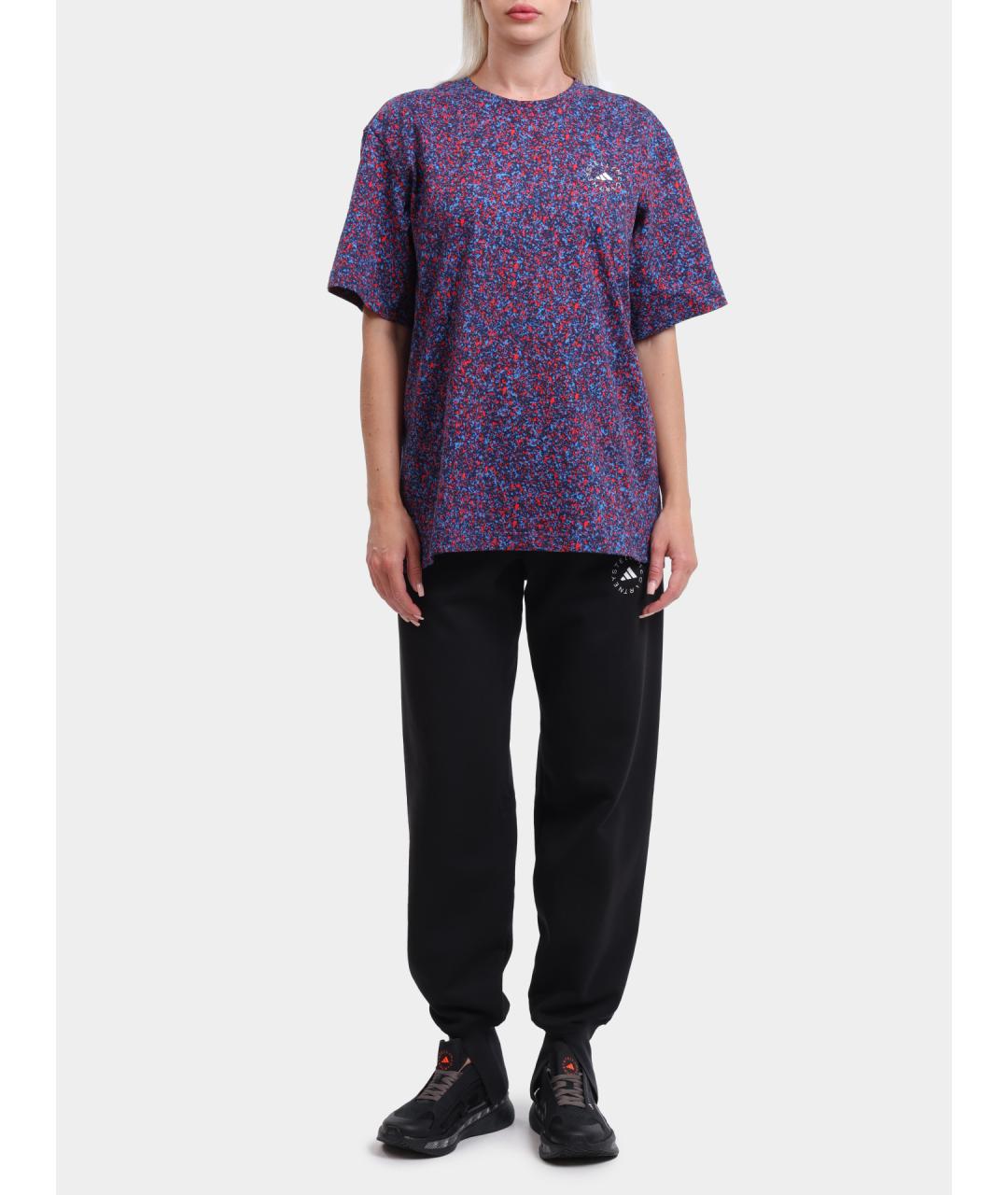 ADIDAS BY STELLA MCCARTNEY Мульти хлопковая футболка, фото 2