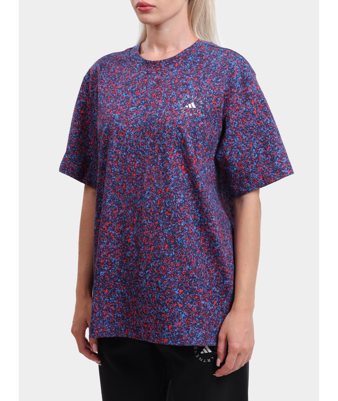 ADIDAS BY STELLA MCCARTNEY Мульти хлопковая футболка, фото 4