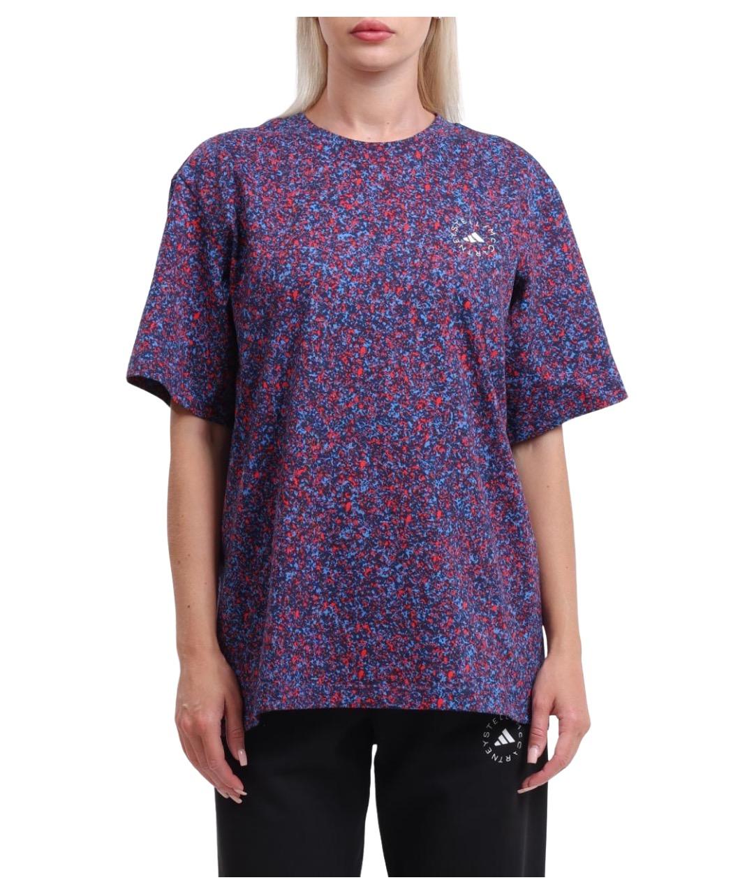 ADIDAS BY STELLA MCCARTNEY Мульти хлопковая футболка, фото 1