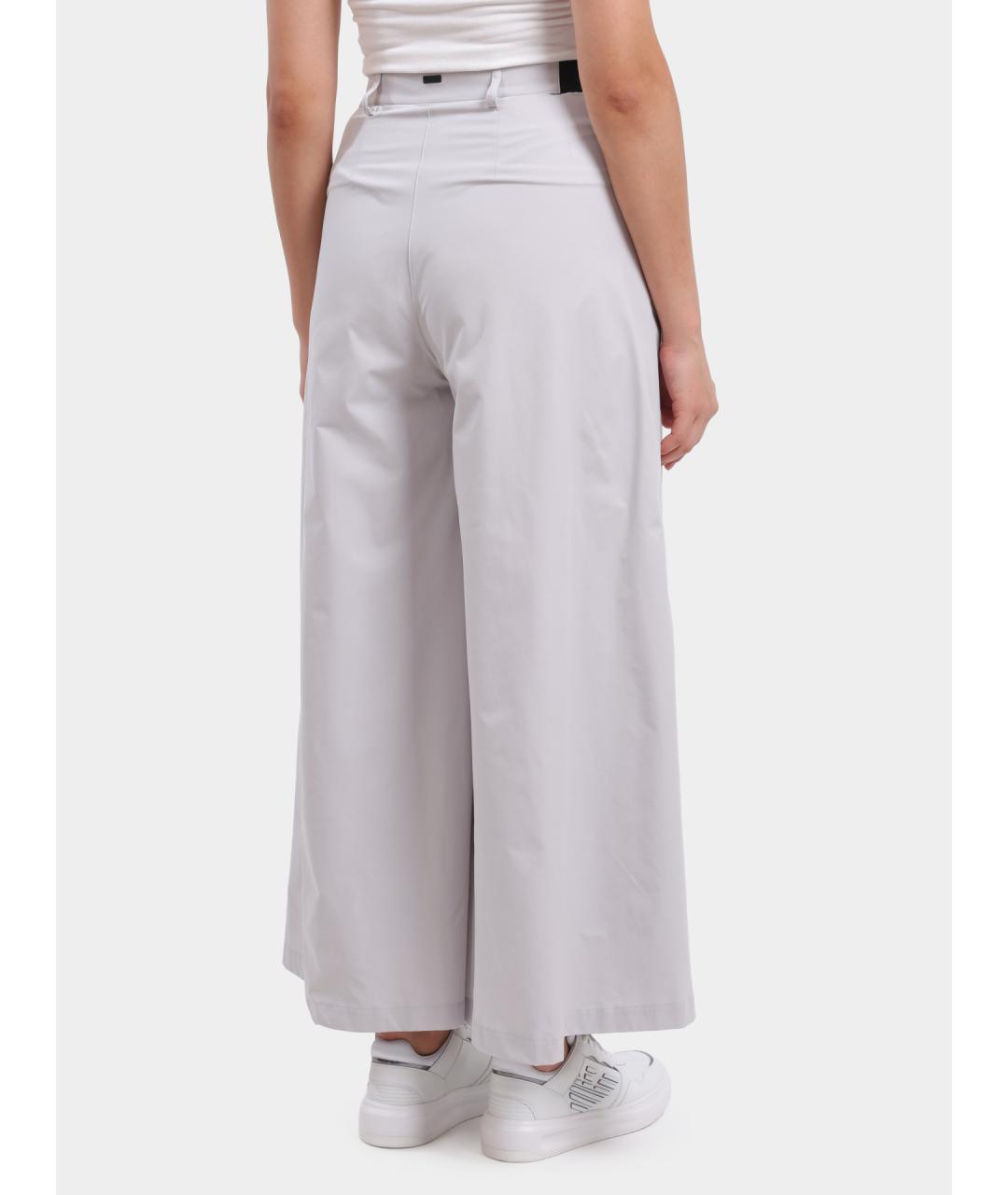 HERNO Серые брюки широкие, фото 5