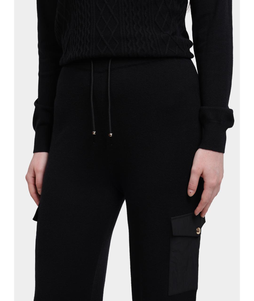 LIU JO Черные прямые брюки, фото 4