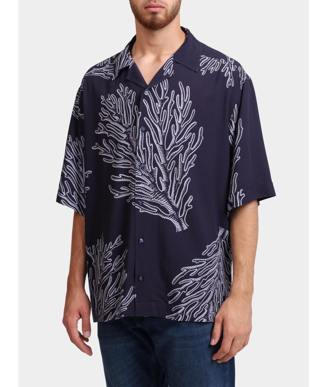 HUGO BOSS Синяя кэжуал рубашка, фото 3