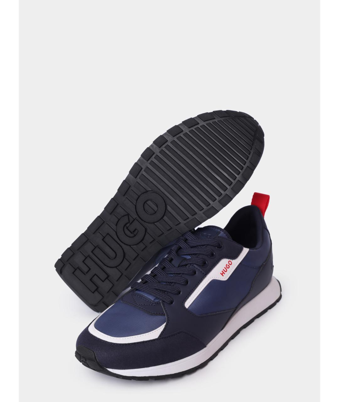 HUGO Синие высокие кроссовки / кеды, фото 4