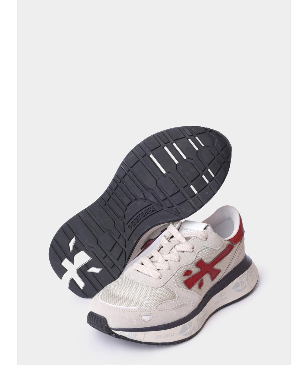 PREMIATA Серые замшевые кроссовки, фото 4