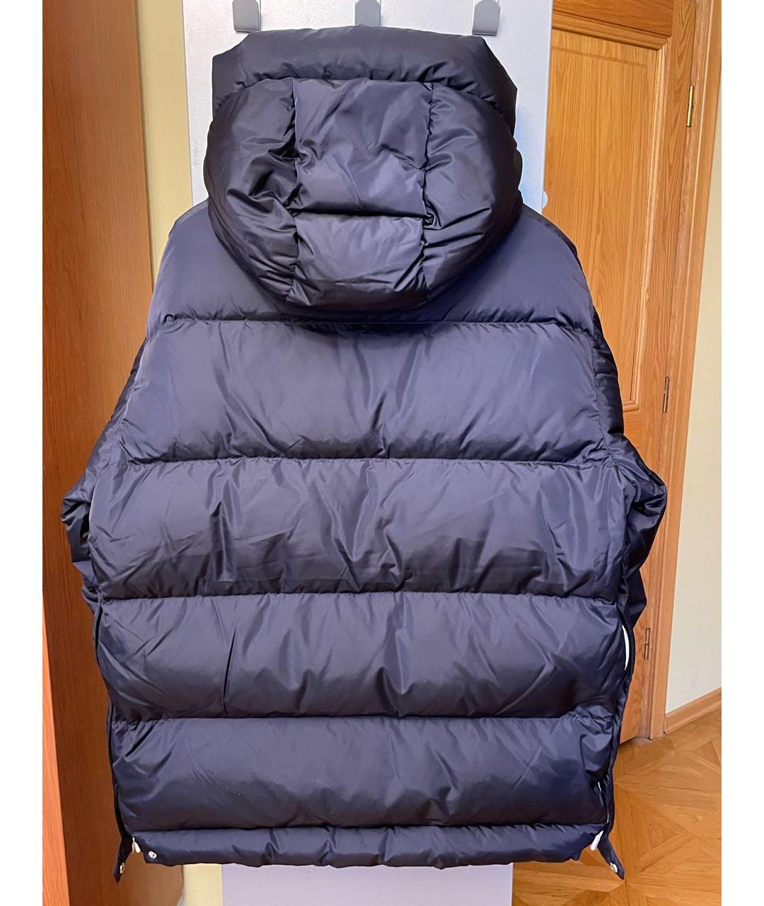 EMPORIO ARMANI Темно-синий полиэстеровый пуховик, фото 2