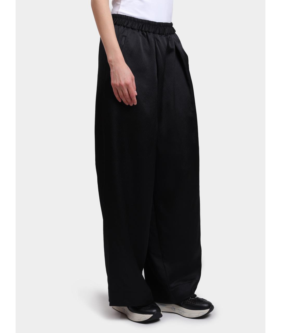 Y-3 Черные прямые брюки, фото 4