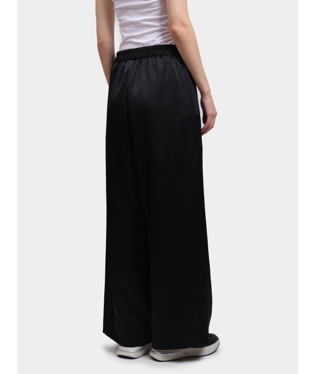 Y-3 Черные прямые брюки, фото 5