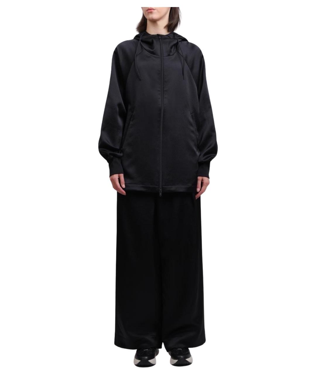 Y-3 Черные прямые брюки, фото 1