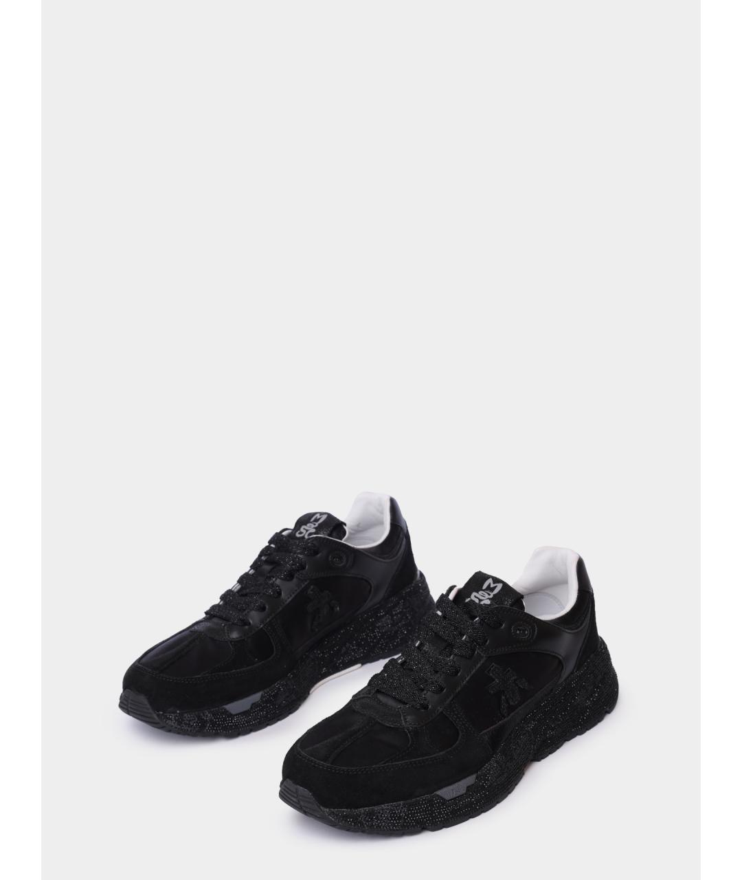 PREMIATA Черные текстильные кроссовки, фото 2