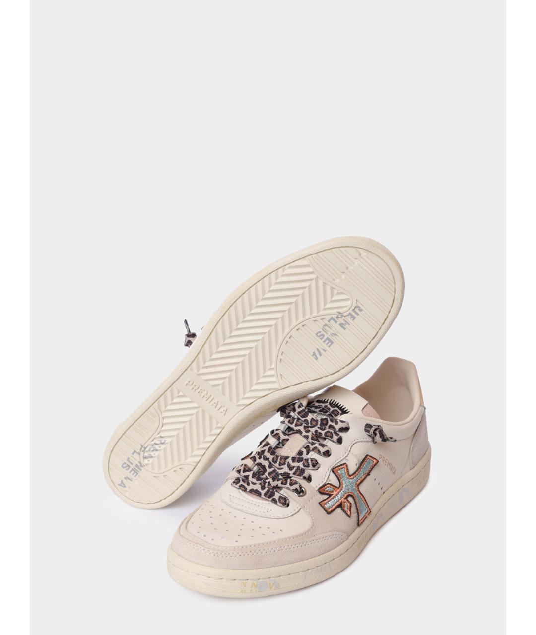 PREMIATA Бежевые кеды, фото 4