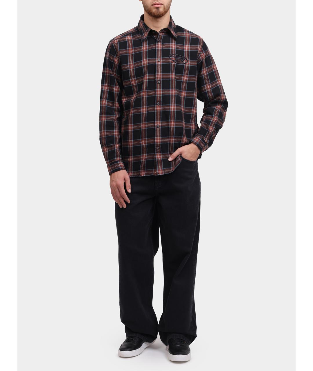 DIESEL Черная кэжуал рубашка, фото 2