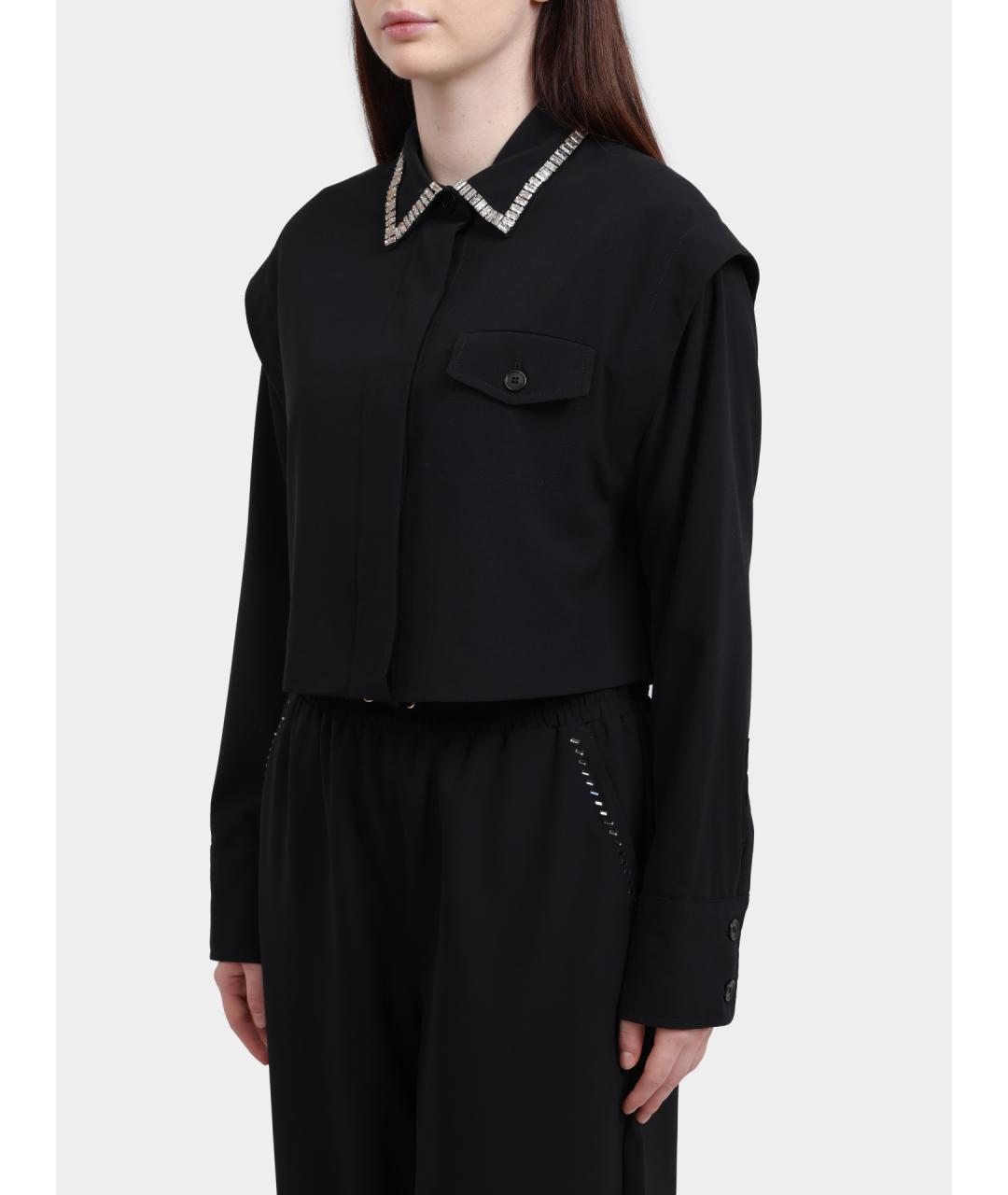LIU JO Черная полиэстеровая рубашка, фото 4