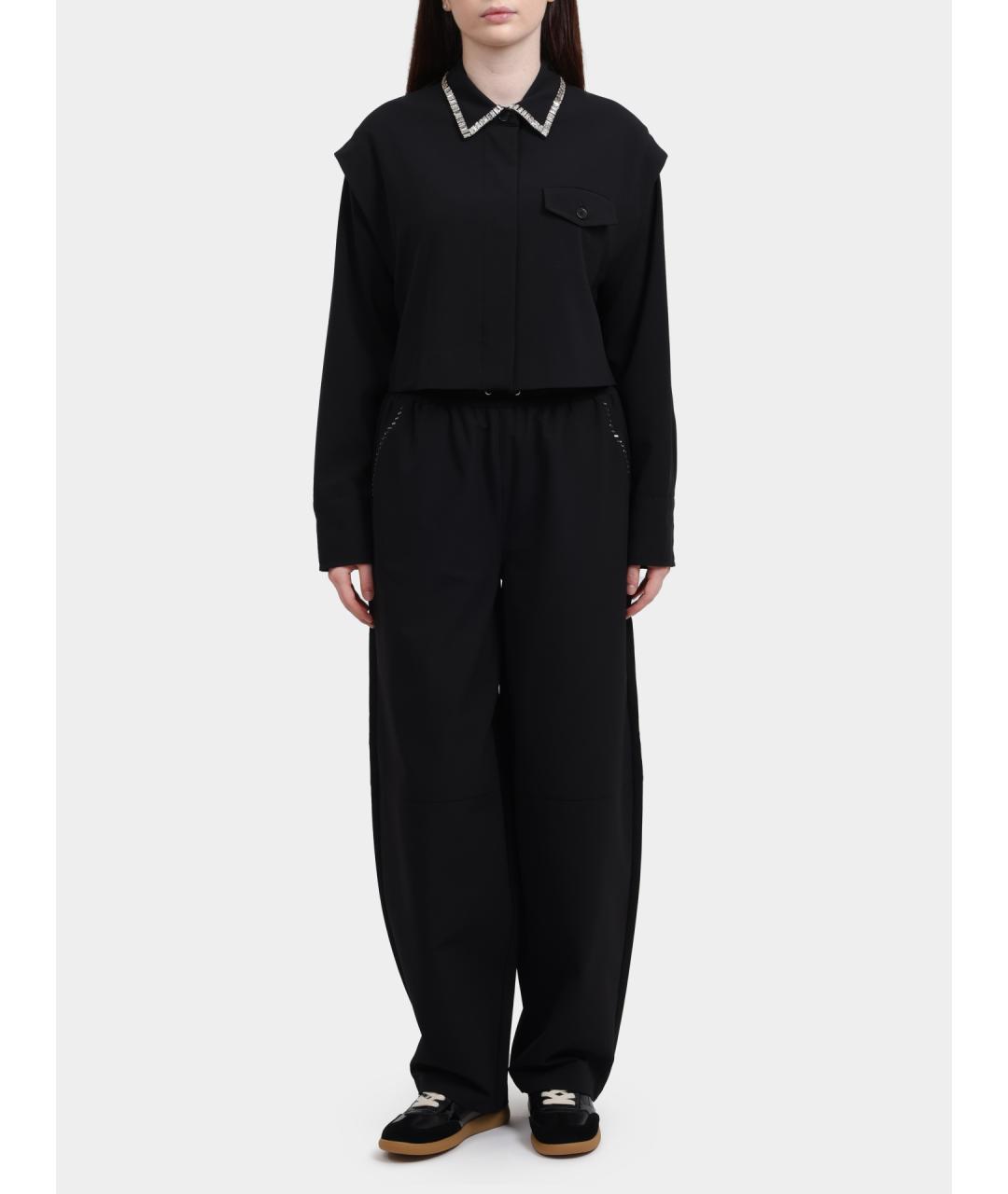 LIU JO Черная полиэстеровая рубашка, фото 3