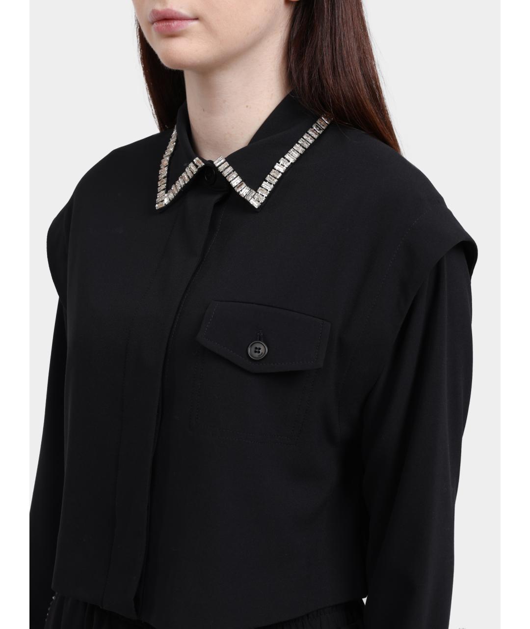 LIU JO Черная полиэстеровая рубашка, фото 5