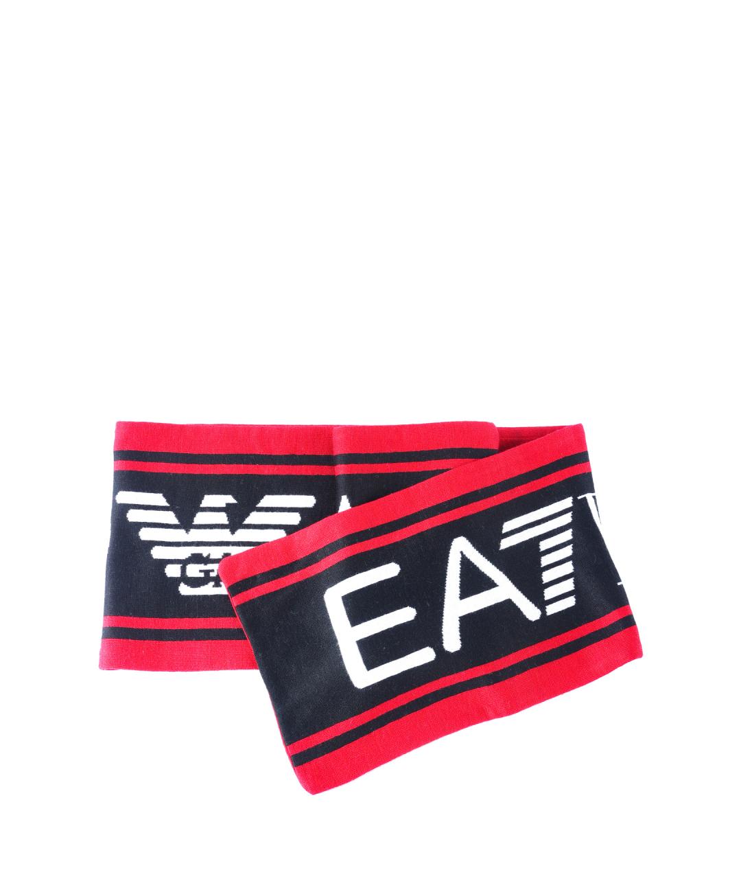 EA7 Черный шарф, фото 4