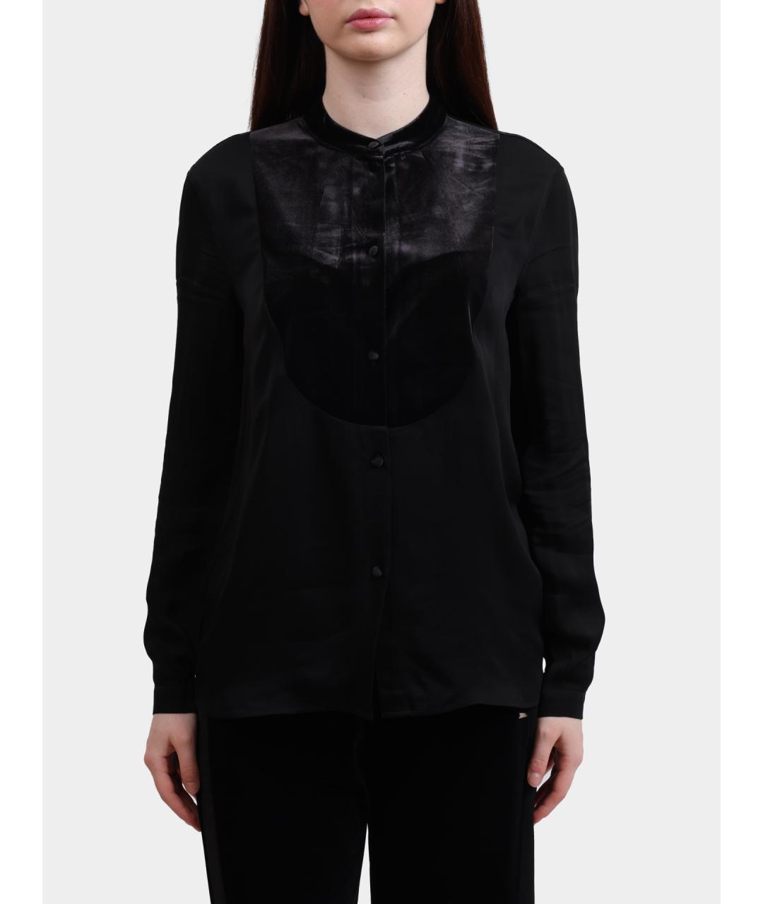 ARMANI EXCHANGE Черная вискозная рубашка, фото 5