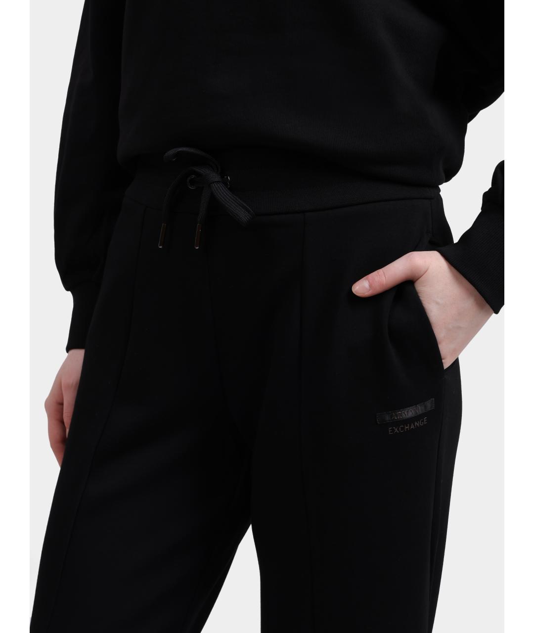 ARMANI EXCHANGE Черные прямые брюки, фото 4