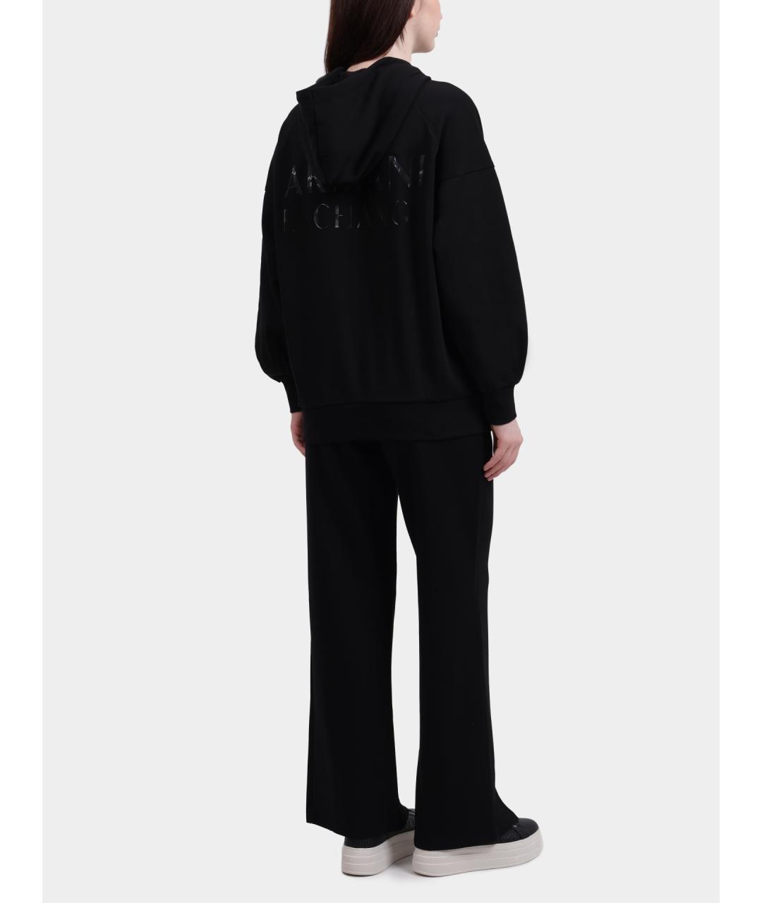 ARMANI EXCHANGE Черные прямые брюки, фото 3