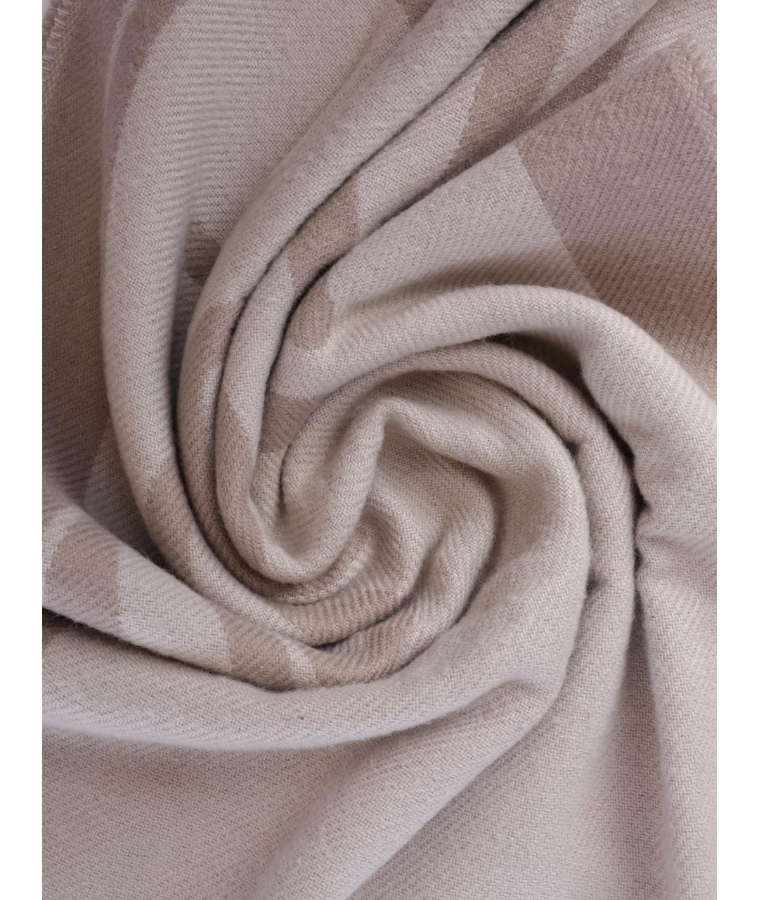 HUGO Бежевый шарф, фото 2