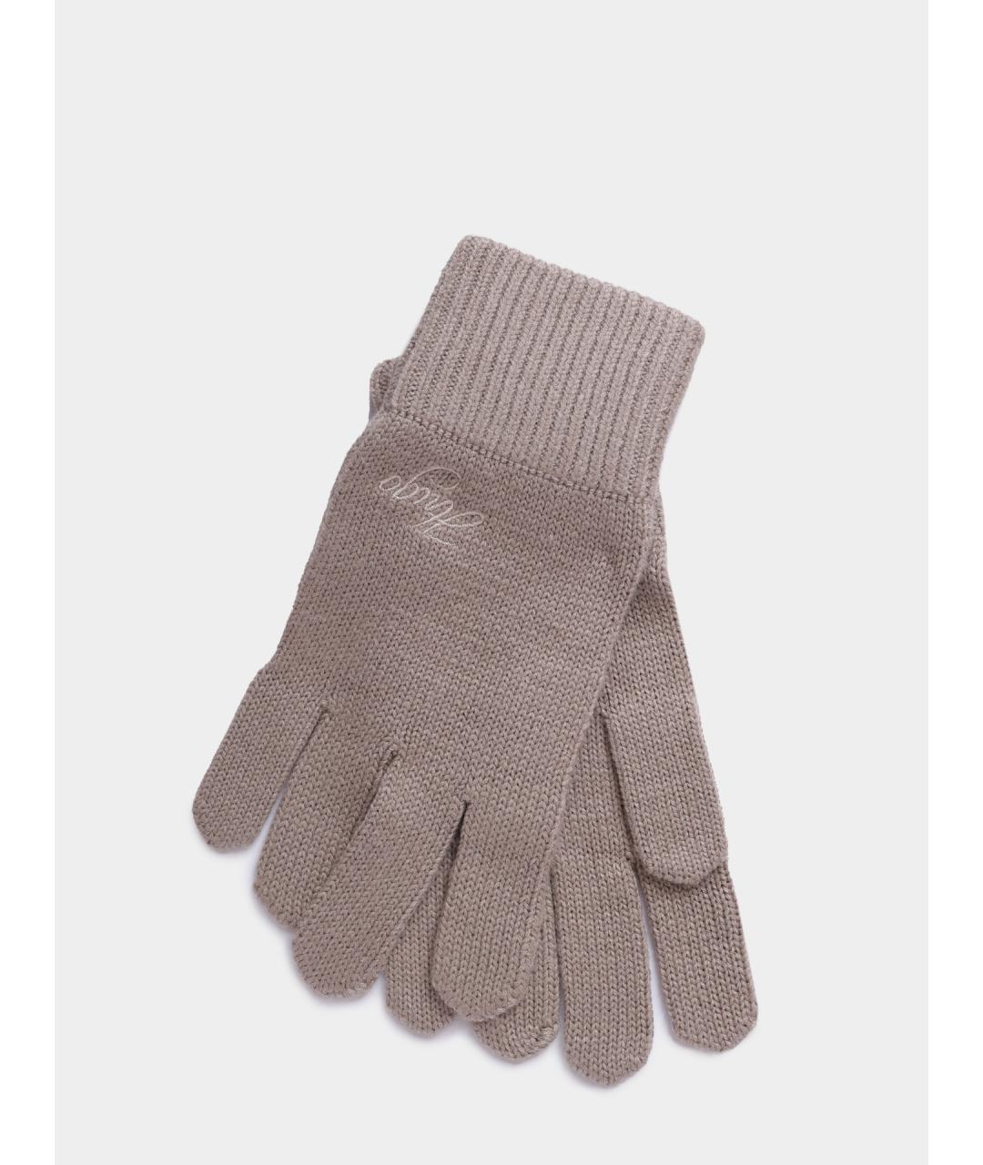 HUGO Бежевый шарф, фото 4