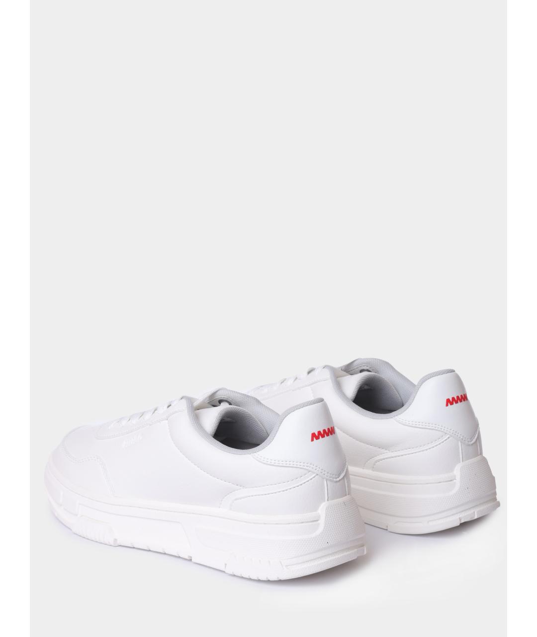 HUGO Белые низкие кроссовки / кеды из искусственной кожи, фото 5