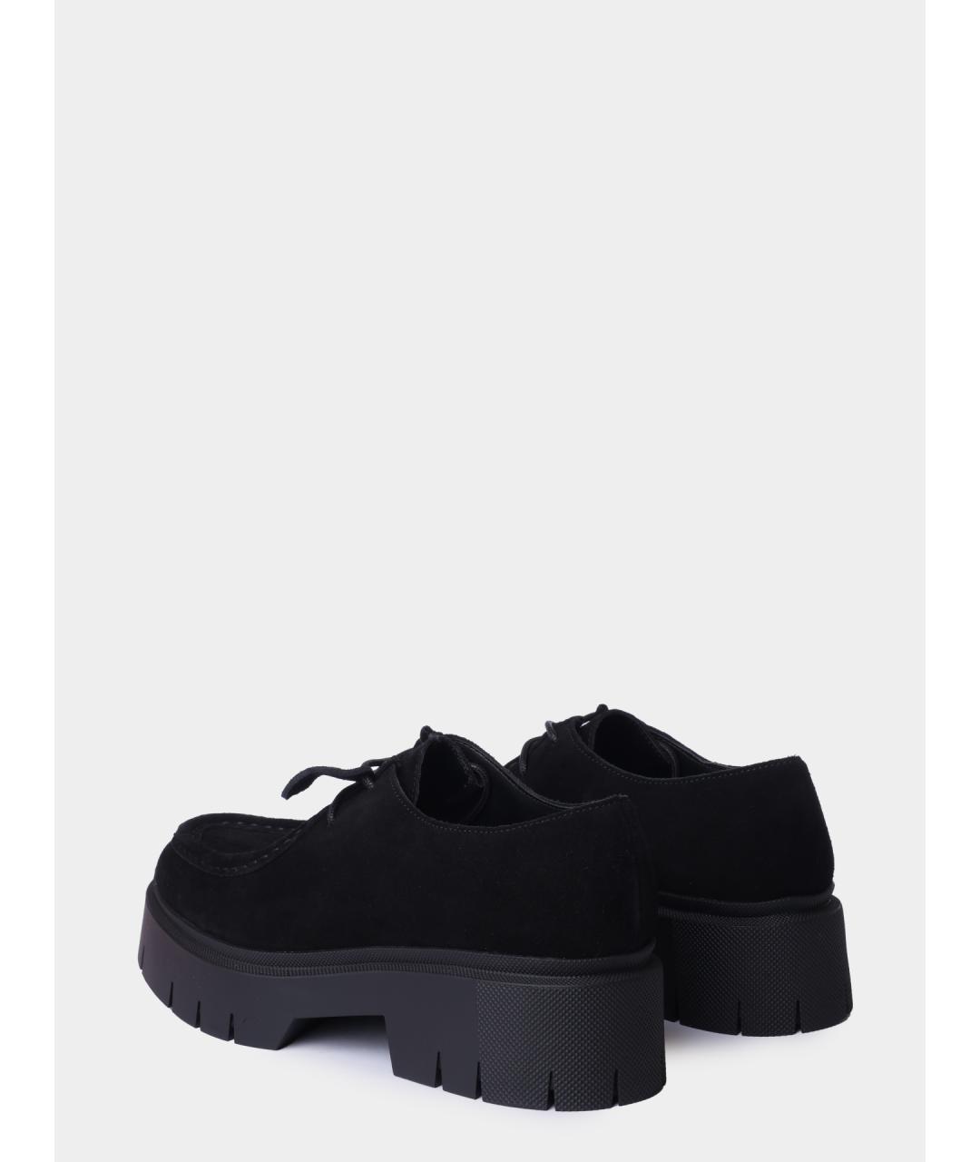 HUGO Черные замшевые лоферы, фото 6