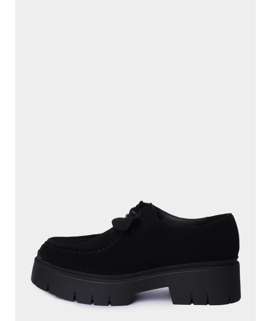 HUGO Черные замшевые лоферы, фото 7