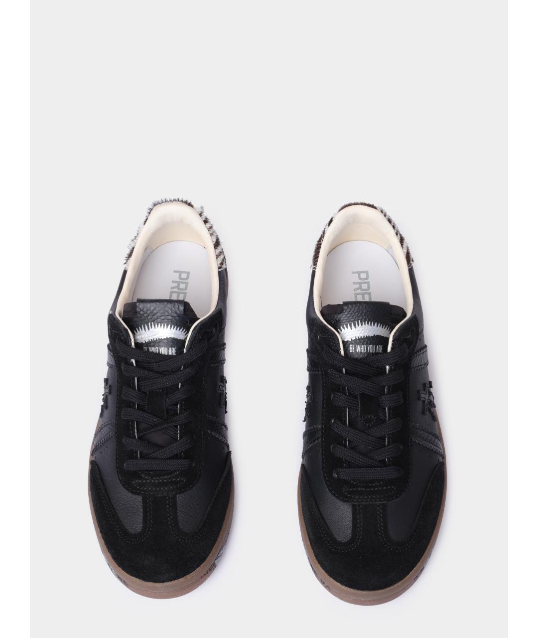 PREMIATA Черные кожаные кеды, фото 3