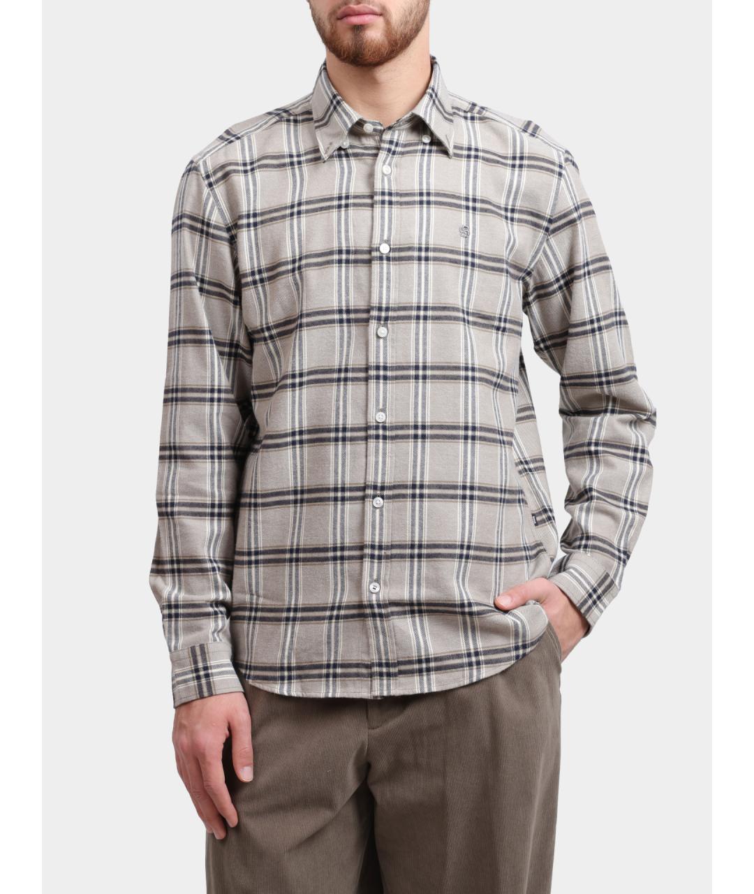 HUGO BOSS Мульти хлопковая кэжуал рубашка, фото 5